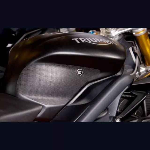 Eazi-Grip Pro Réservoir Coussinets de Traction Noir Triumph Daytona 675/2013-