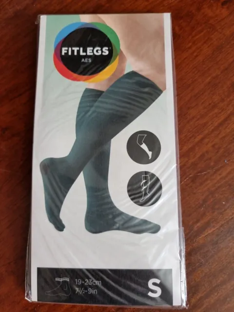 GREEN FITLEGS AES GRIP - Anti-embolism Stockings Below Knee - Size S ...