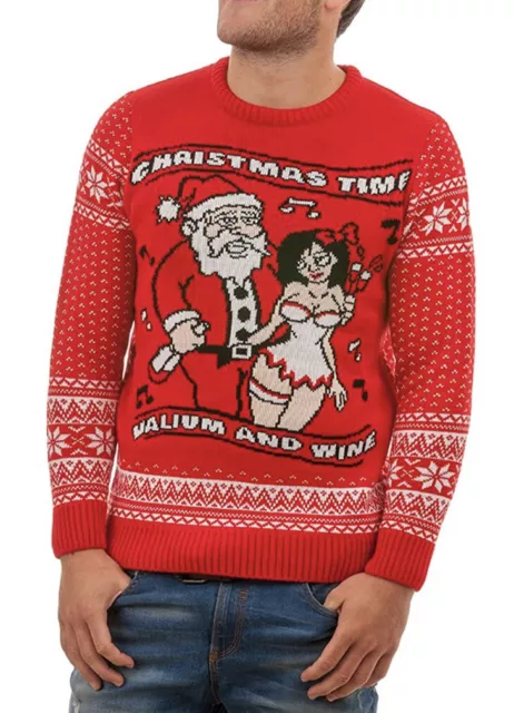 Mens rude hotsell christmas jumpers