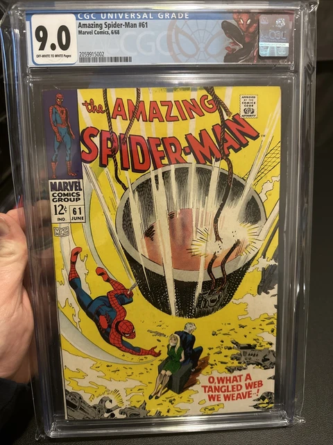 Amazing Spider-Man #61 CGC 9.0 1st Gwen Stacy cover Bondage