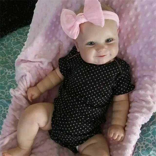 20" Reborn Baby Dolls Handmade Vinyl Silicone Newborn Girl Doll Realistic Gift