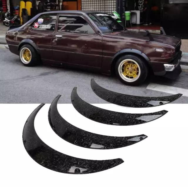 For Toyota Corolla KE30 4pcs Fender Flares 4.5" Wide Body Kit Wheel Arches