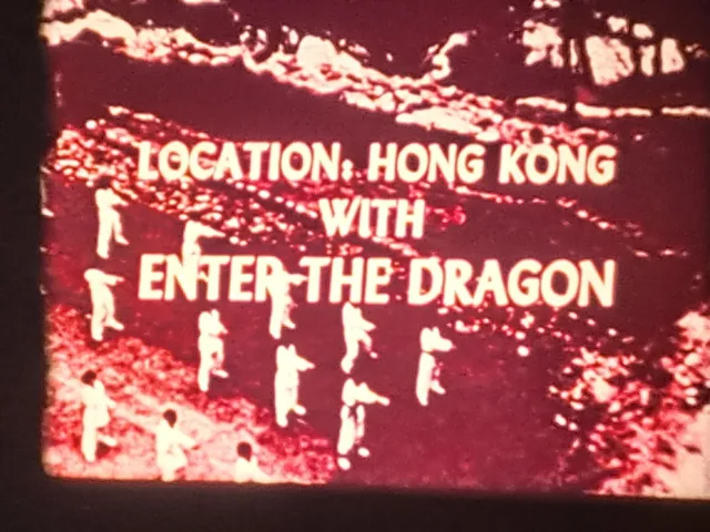 Behind The Scenes Enter The Dragon Bruce Lee 16Mm Colour Sound 400Ft Cine Film