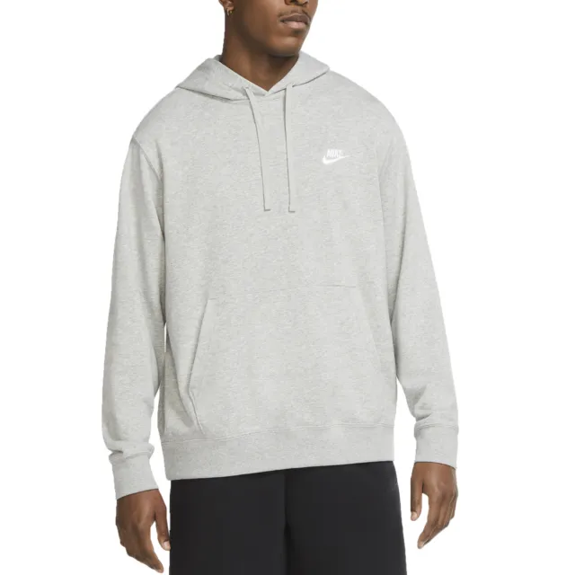 Nike Felpa da Uomo con Cappuccio Club Grigio Codice CZ7857-063