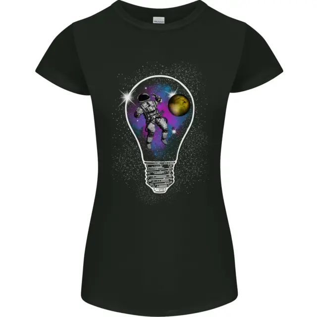 Zero Gravity Astronaut Space Universe Womens Petite Cut T-Shirt