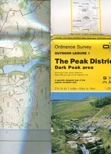The Peak District: Dark Peak Area (Outdo... by Ordnance Survey Sheet map, folded
