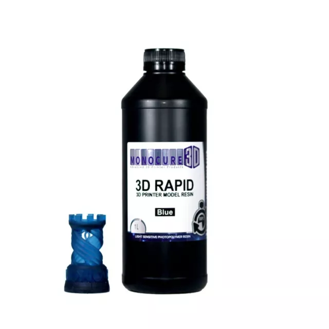 3D Rapid Model Resin - Monocure - Blue - 1L bottle
