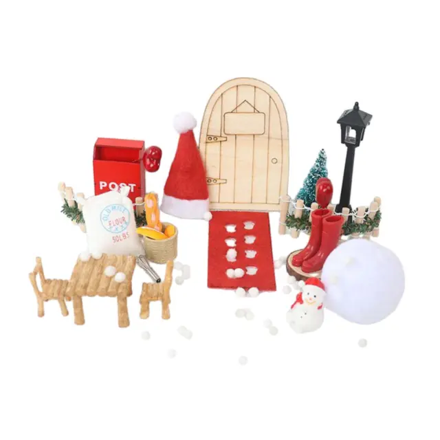 Christmas Miniature Dollhouse Accessories Dollhouse Photography Props