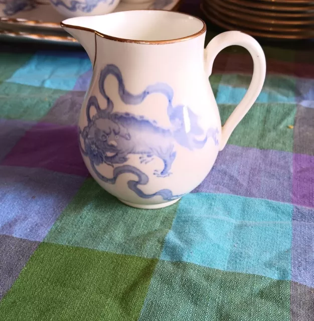 Antique Wedgwood England Chinese Foo Dog Milk Jug