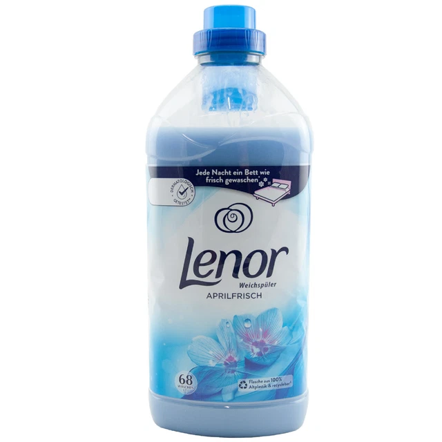 Lenor Fabric Softener April Fresh 1 X 57.5oz 68 Wl - Dermatologically Tested