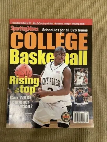 Chris Paul Sporting News College Basketball Magazine Wake Forest