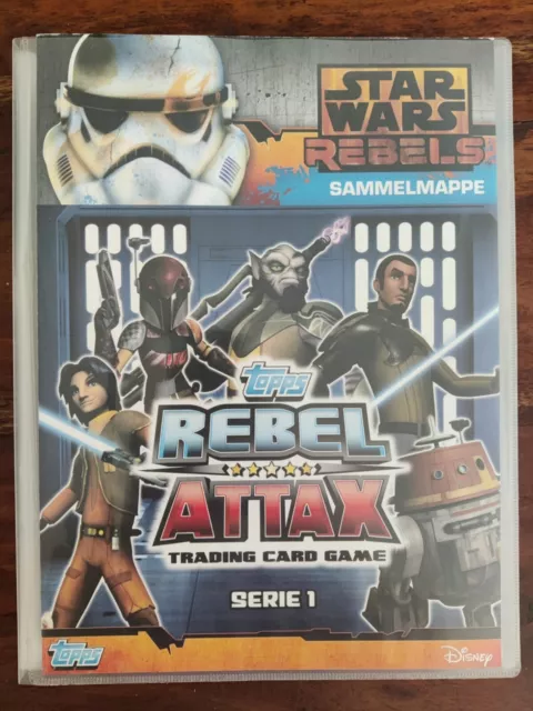 Star Wars Force Attax Rebel Serie 1 Sammelmappe Fast Vollständig + 9 LEs