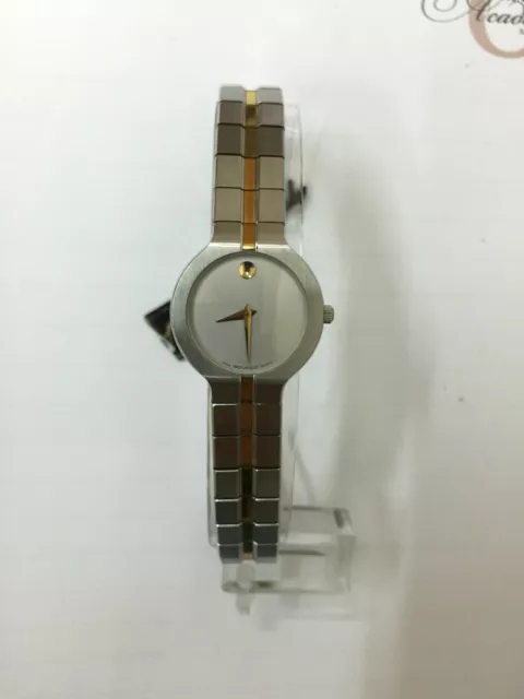 Orologio movado gold donna museum SWISS ORO WATCH gold 8590821 acciaio steel