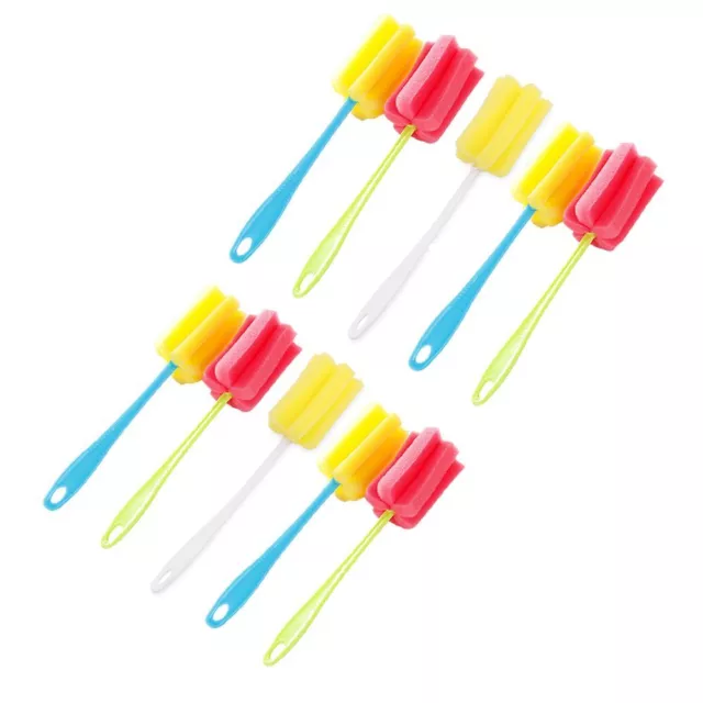 PCS Scrubbing Plastic Cup Sponge Cleaning Tool Baby Bottle Brush Nipple Cleaner