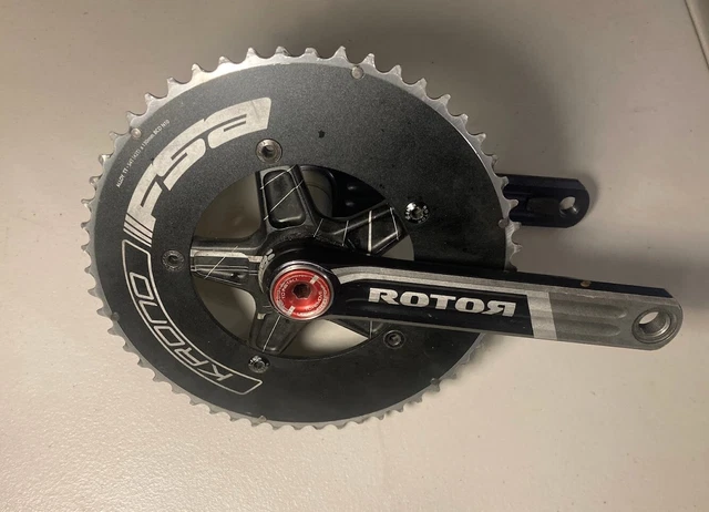 NEW ROTOR 3D+ Crankset (175mm, 52/36) + Power2Max Type S