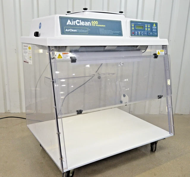 AirClean Systems 600 Series Vertical Laminar Flow PCR Workstation AC632LFUVC
