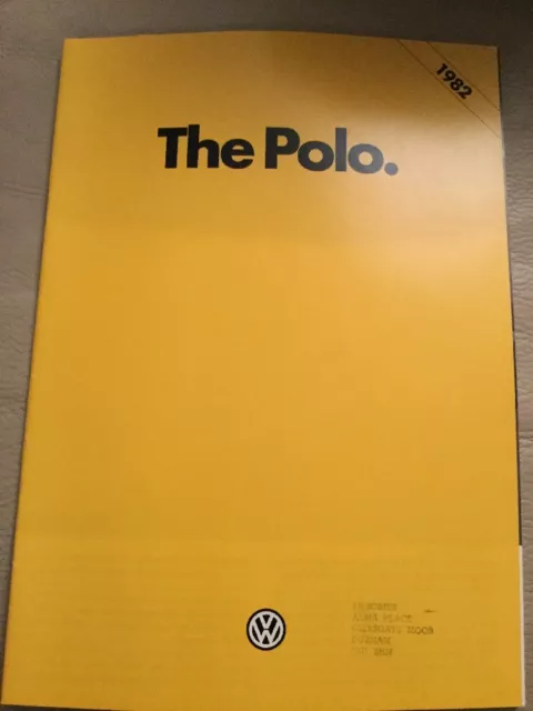 VW Polo Car Brochure - November 1981