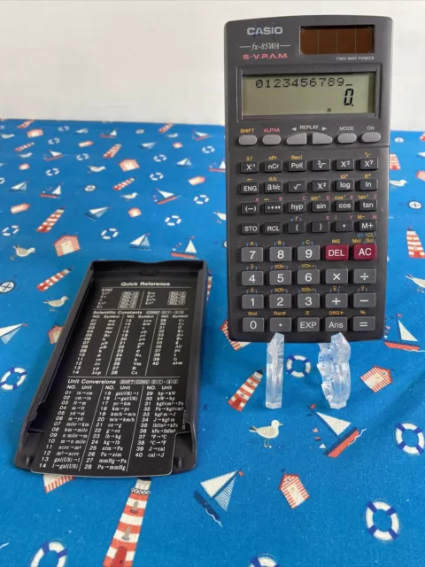 CASIO FX 85WA SCIENTIFIC Calculator Solar 6.00 PicClick UK