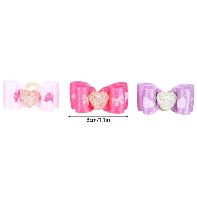 15pcs Pet Puppy Hair Bows Headwear Grooming Accessories for Small Dog Cat