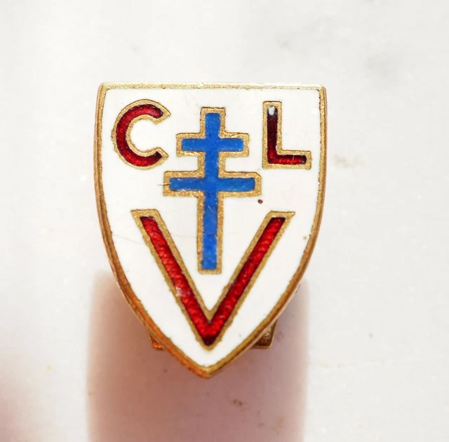 Insigne Politique Français – Volontaires Nationaux 1930, Croix De Feu, Original
