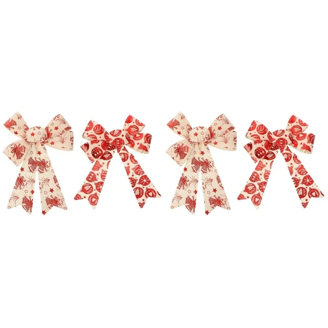 2x Weihnachten Baum Dekoration Bögen für Präsentiert Weihnachten Kranz Bogen