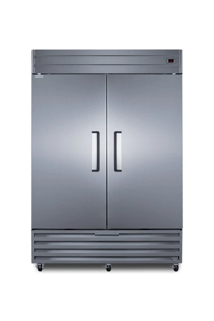 Summit SCFF436 Accucold 55"W 38.54 Cu. Ft. Commercial Reach-In - Stainless Steel