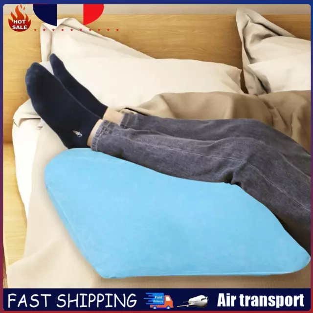 Inflatable Leg Pillow Portable PVC Lightweight Rest Raiser Body Knee Cushion FR