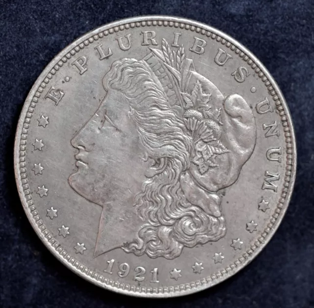 USA- 1 Dollar 1921 Morgan-Dollar, Silber