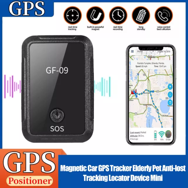 Mini GF09 Magnetic Car Vehicle GPS Tracker Voice Rec Locator Real Time Tracking 2