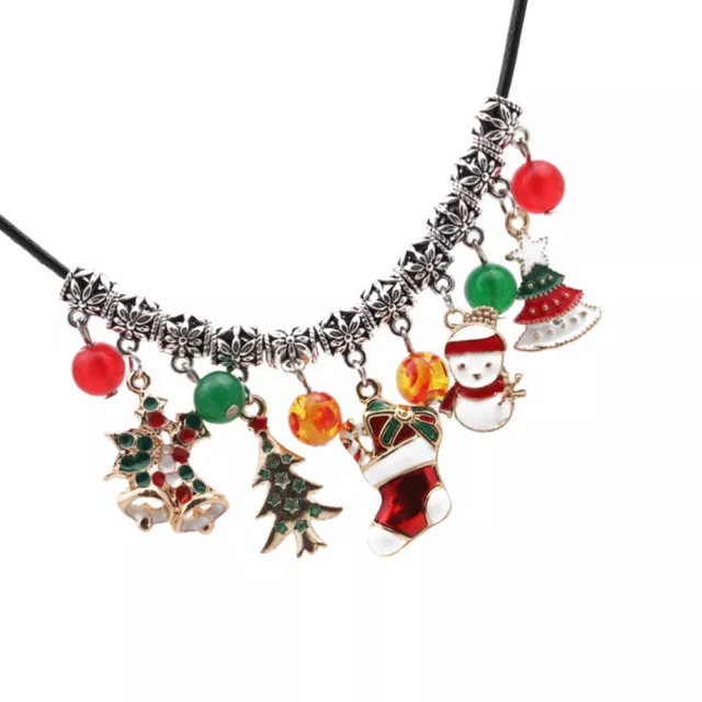 Miss Holiday Clavicle Chain Necklace Christmas Party Ladies