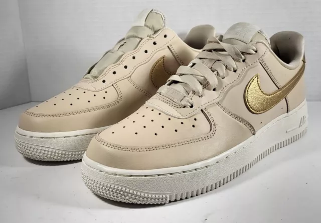 Nike Air Force One W US Size 8.5 DQ7569-102 Women Casual Shoes Sanddrift/Phantom