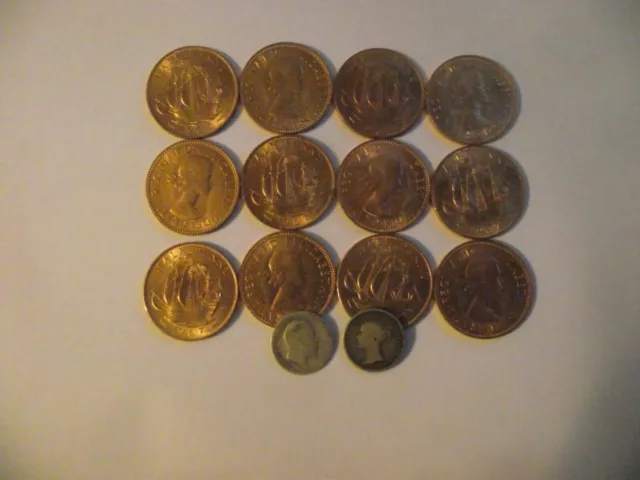 2 X Sets Shove Halfpenny Board Coins - Shove Ha'penny- Christmas Pud Edition