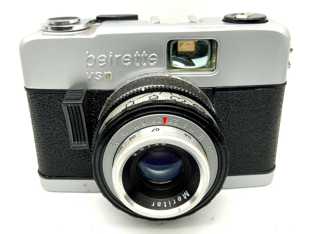 DDR Photo Film Camera Beier Beirette Meyer-Optik Trioplan Lens 1:3.5 45