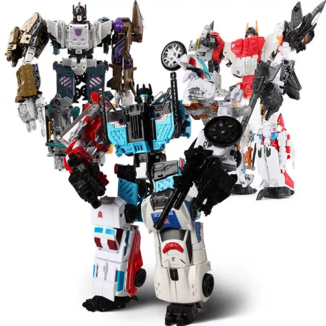 Robot Action Figure Kids Toys Transformers G1 5in1 Bruticus Defensor Autobot IDW