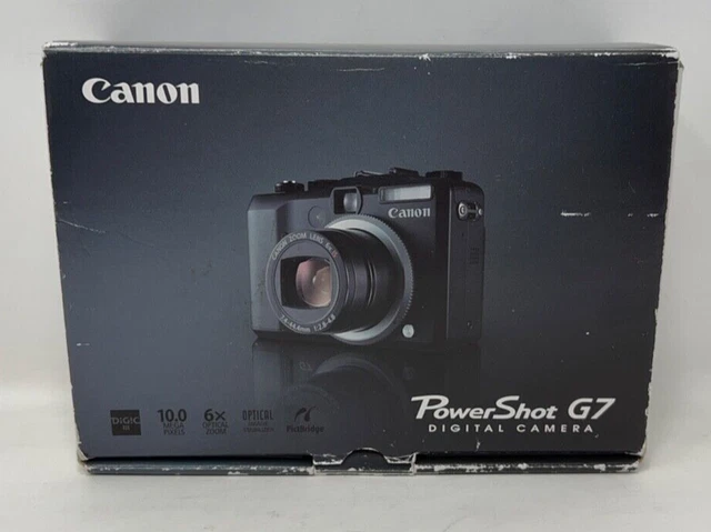Canon PowerShot G7 Digital Camera 10MB Full Package