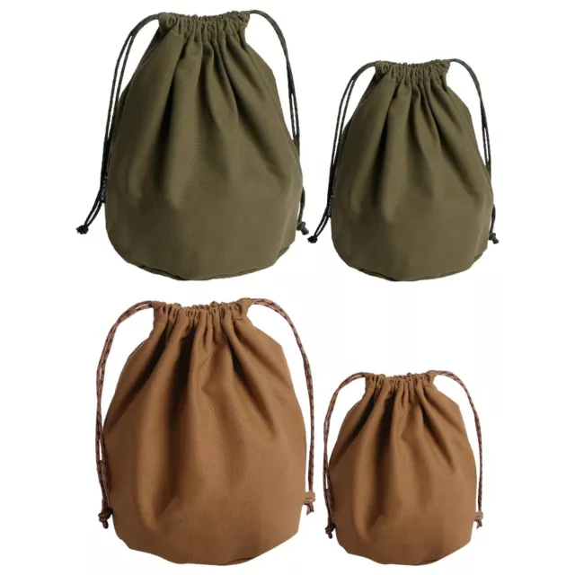 Outdoor Camping Home Storage Bag Canvas Drawstring Bag Durable Canvas Bags