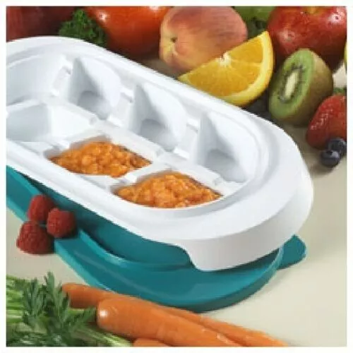 KidCo Baby Food Freezer Trays Set of 4 Storage Container with Lids NEW