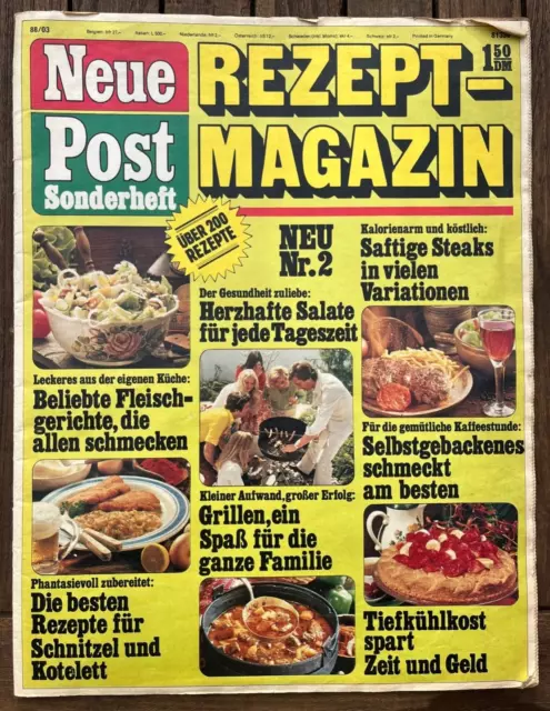 NEUE POST Sonderheft Rezeptmagazin 88/03, 36. Geburtstag