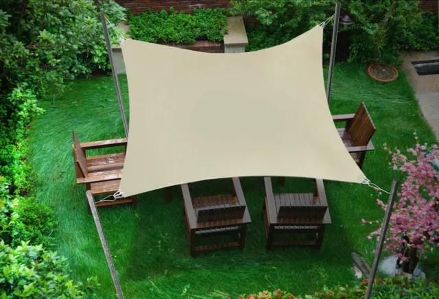 Toldo Vela Impermeable Toldo Parasol Vela De Sombra Para Jardín Protección Uv 2