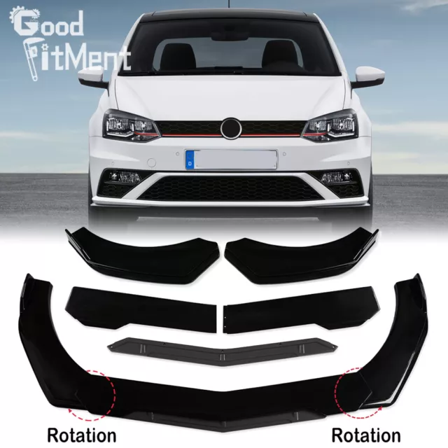 Für VW Polo GTI MK6 5 6R 6C Frontspoiler Spoilerlippe Frontlippe Spoilerschwert