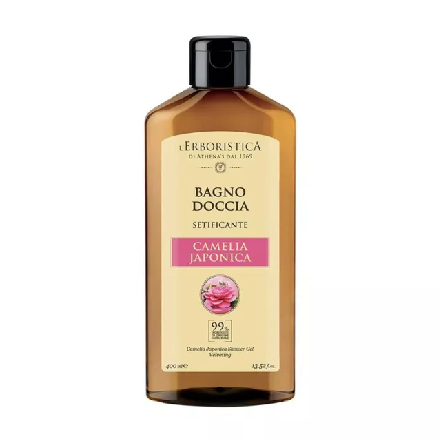 L'Erboristica Camelia Japonica Shower gel velveting 400 ml