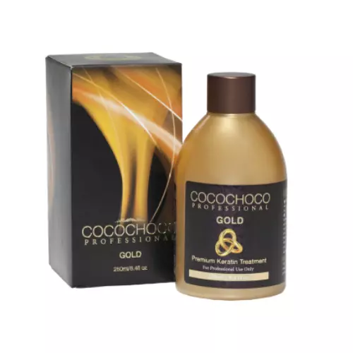 COCOCHOCO Oro Queratina Tratamiento de alisado Cabello 8,4 oz - con oro líquido 24k