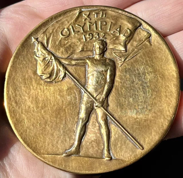 1932 Los Angeles Olympic Games Participation Medal by Kilenyi No Makers Mark