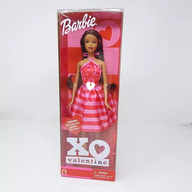 2002 Barbie XO Valentine African American AA Doll Mattel 55518 NRFB