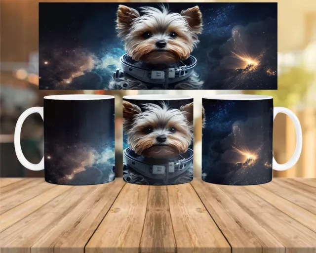 One pc 11oz Ceramic Coffee Mug - Yorkshire in Space