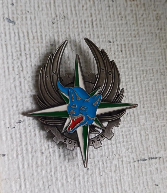 Pin's Militaire – 1er Parachutiste – Boutonnière Signée Delsart – Émail – Collection