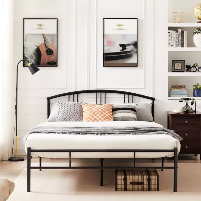 Twin Full Queen Bed Frame Heavy Duty Metal Platform Bed with Headboard Footboard