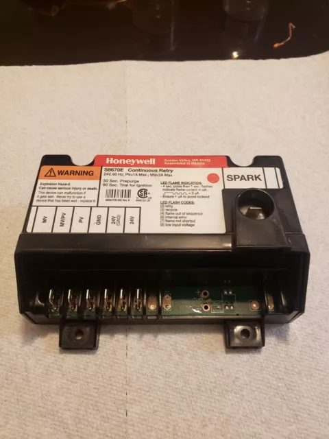 USED Honeywell S8670E Furnace Pilot Module Control Board S8670E3003 FREE SHIPPIN