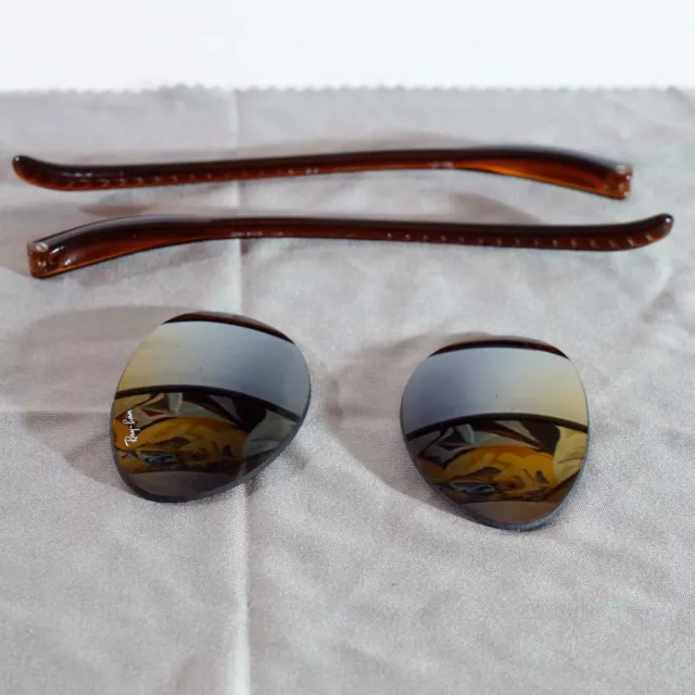 Ricambi Rayban Rb2045 Cutters 604 / 6E Lenti E Astine Per Occhiali Da Sol