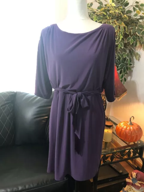 Jessica Simpson Purple Cold Shoulder Mini Dress Size Large